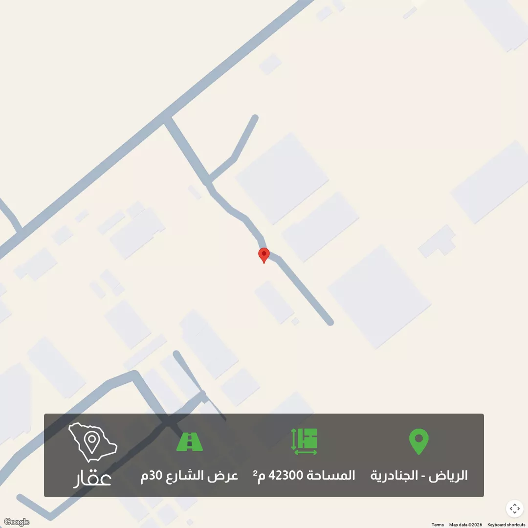 أرض للبيع في حي الجنادرية, مدينة الرياض, منطقة الرياض 1 صورة