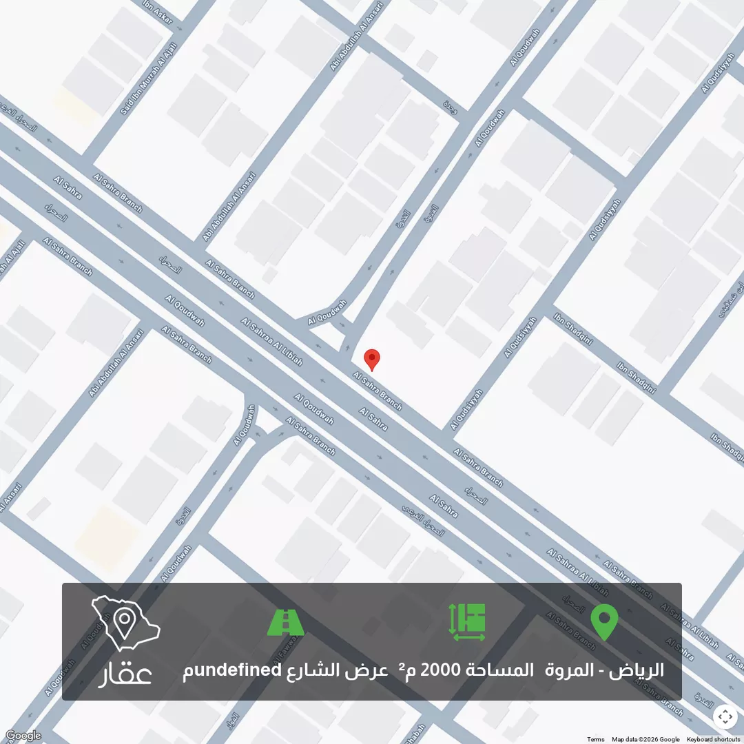 أرض للبيع في شارع الصحراء, المروة, الرياض 1 صورة