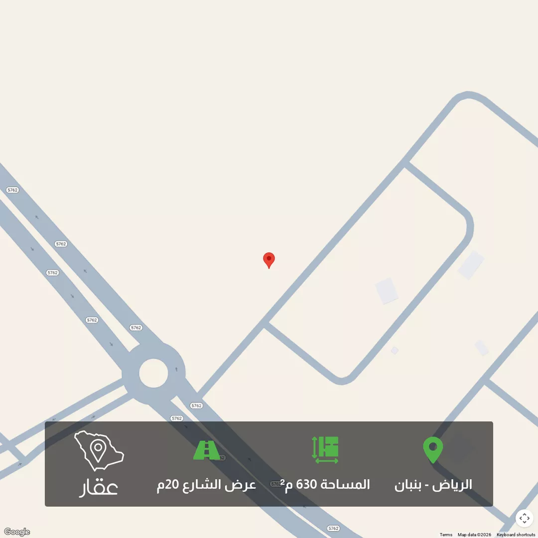 أرض للبيع في شارع 18091527, حي الوادي, مدينة امارة منطقة الرياض - الجبيله, منطقة الرياض 1 صورة