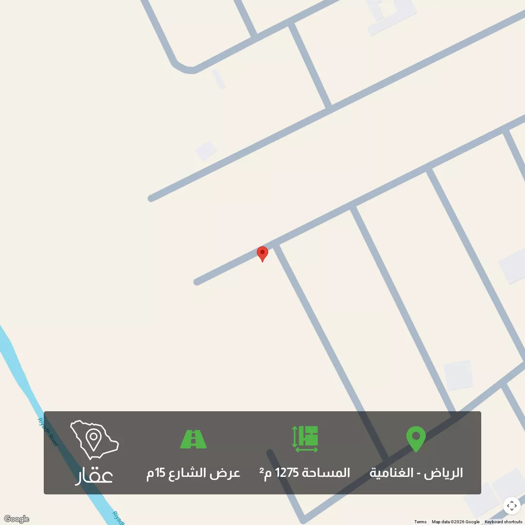 أرض للبيع في شارع محمد بن يوسف, حي الغنامية, مدينة الرياض, منطقة الرياض 1 صورة