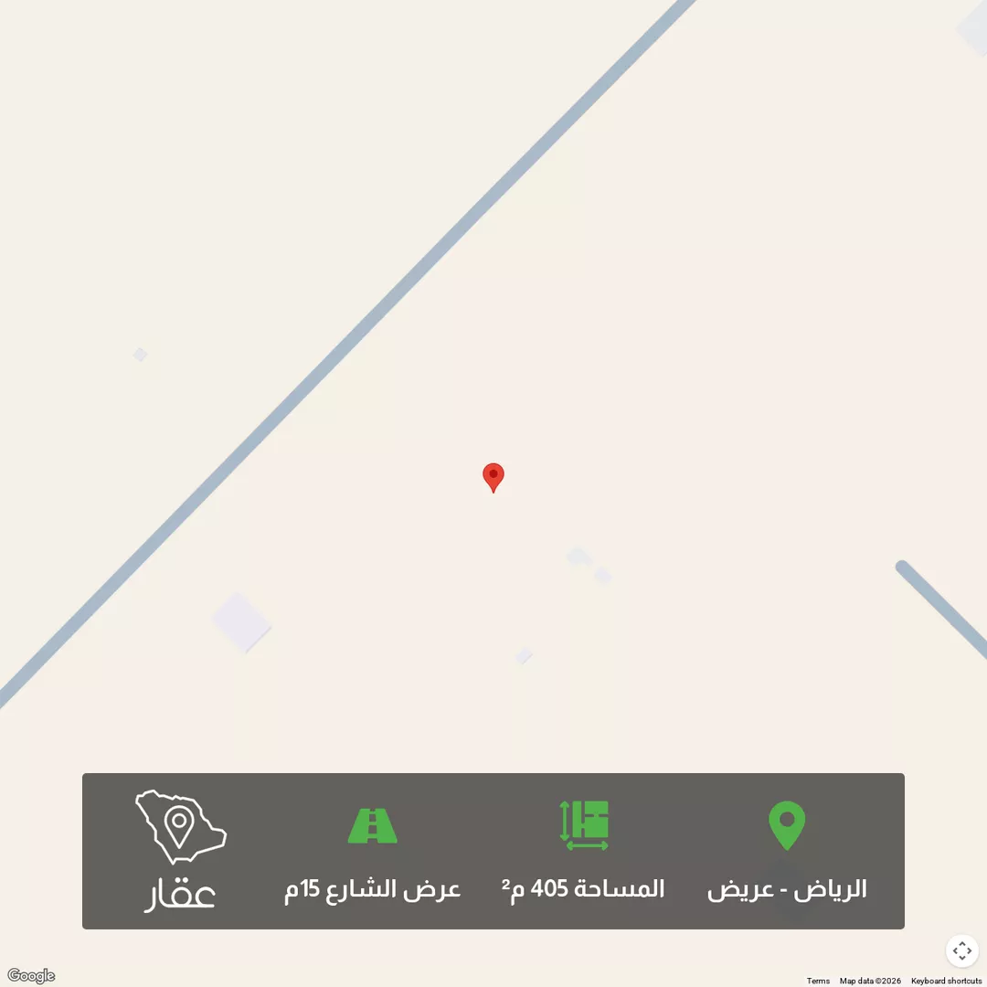 أرض للبيع في حي عريض, مدينة الرياض, منطقة الرياض 1 صورة