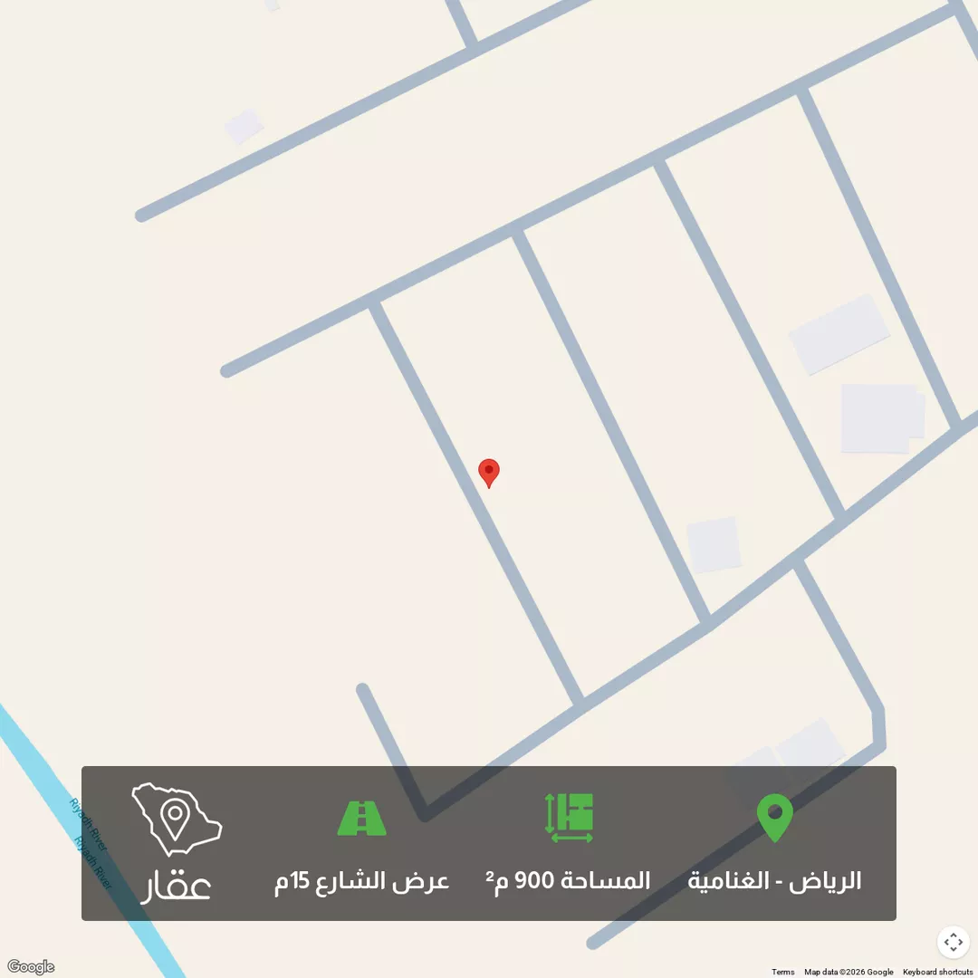 أرض للبيع في حي الغنامية, مدينة الرياض, منطقة الرياض 1 صورة