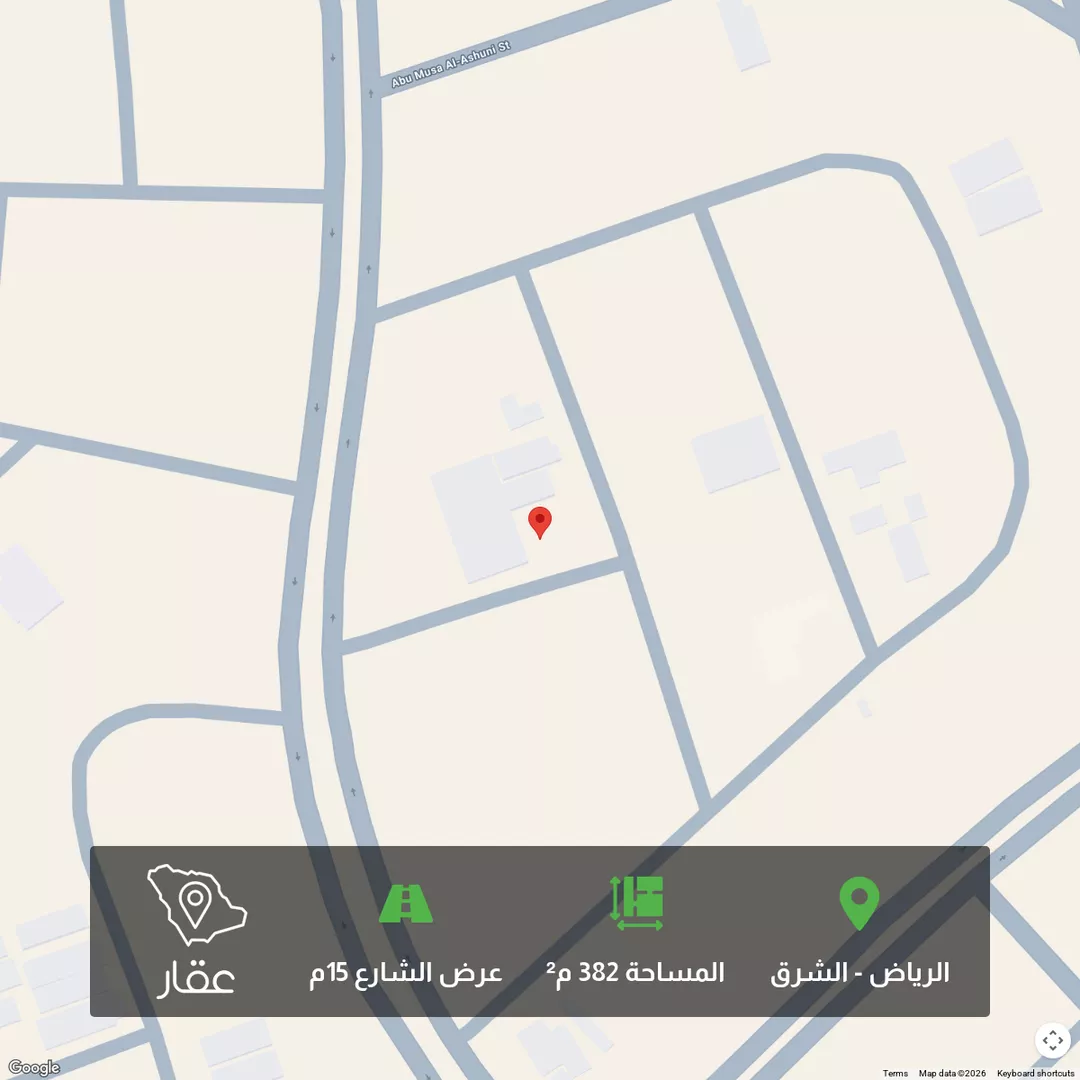 أرض للبيع في شارع أحمد بن ناصر الكناني, حي البيان, مدينة الرياض, منطقة الرياض 1 صورة