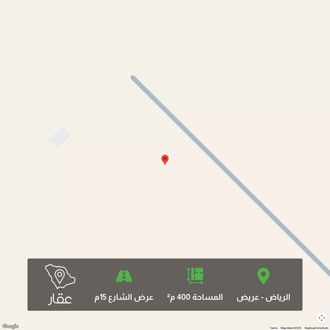 أرض للبيع في حي عريض, مدينة الرياض, منطقة الرياض 1 صورة