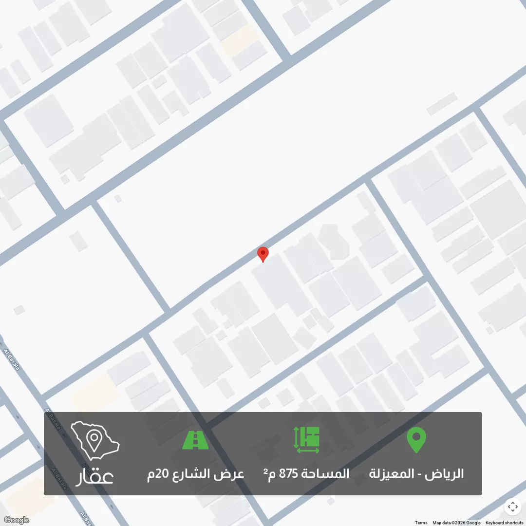 أرض للبيع في شارع الزعفران, حي المعيزيلة, مدينة الرياض, منطقة الرياض 1 صورة