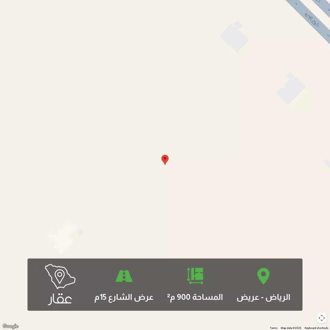 أرض للبيع في حي عريض, مدينة الرياض, منطقة الرياض 1 صورة
