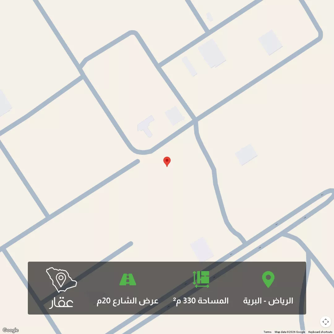 أرض للبيع في شارع الحسن ابن هيثم, حي البرية, مدينة الرياض, منطقة الرياض 1 صورة