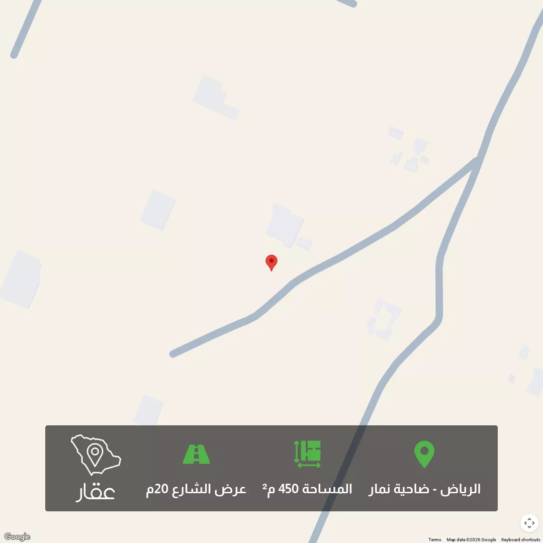 أرض للبيع في حي ضاحية نمار, مدينة الرياض, منطقة الرياض 1 صورة