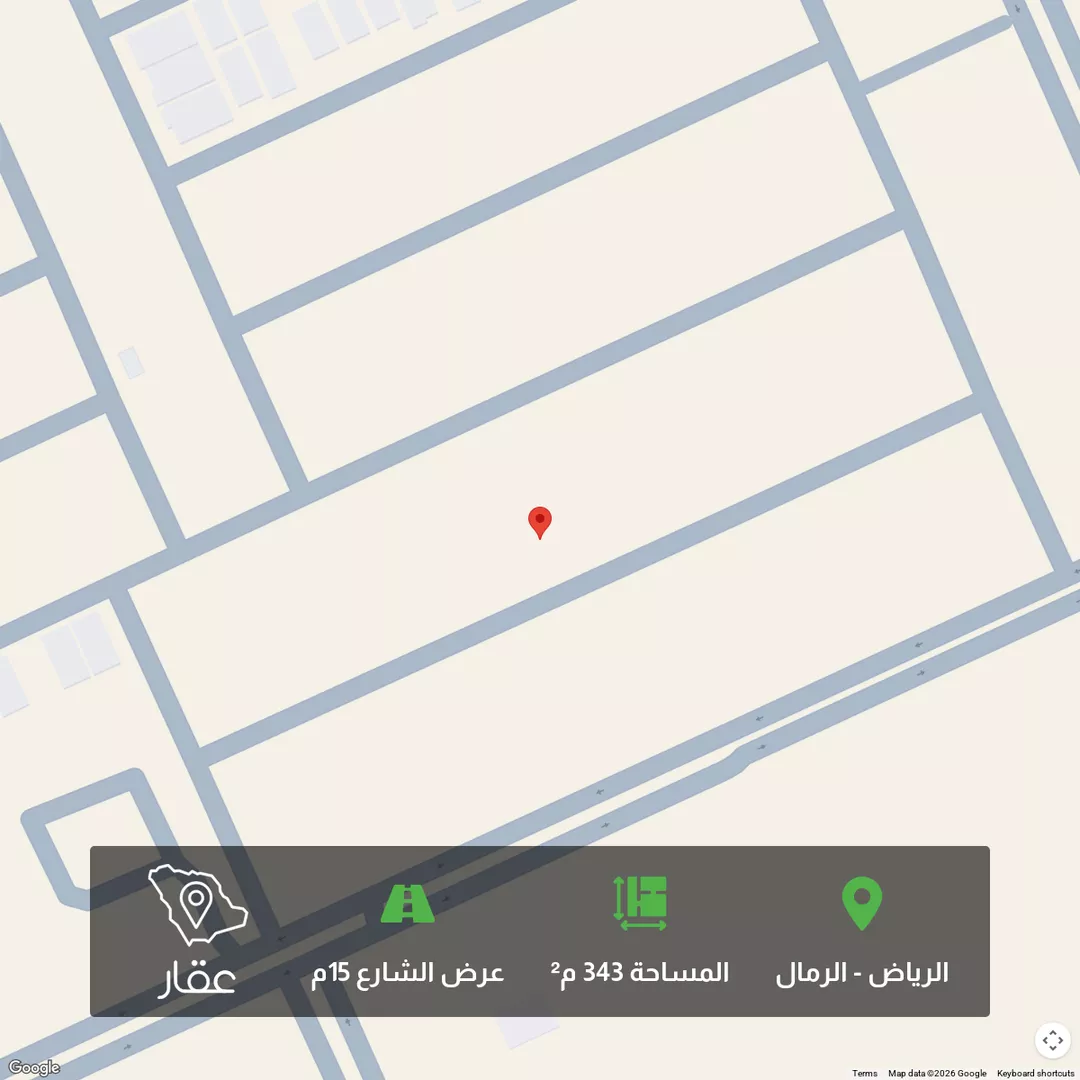 أرض للبيع في شارع جرير بن حازم, حي الرمال, مدينة الرياض, منطقة الرياض 1 صورة