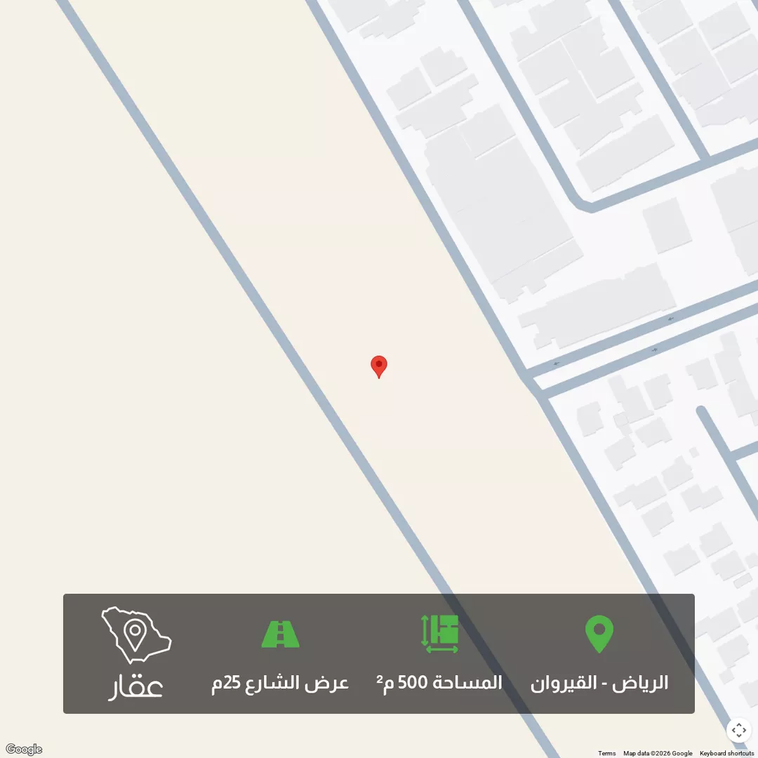 أرض للبيع في شارع عقرباء 154, حي عقرباء, مدينة امارة منطقة الرياض - الجبيله, منطقة الرياض 1 صورة