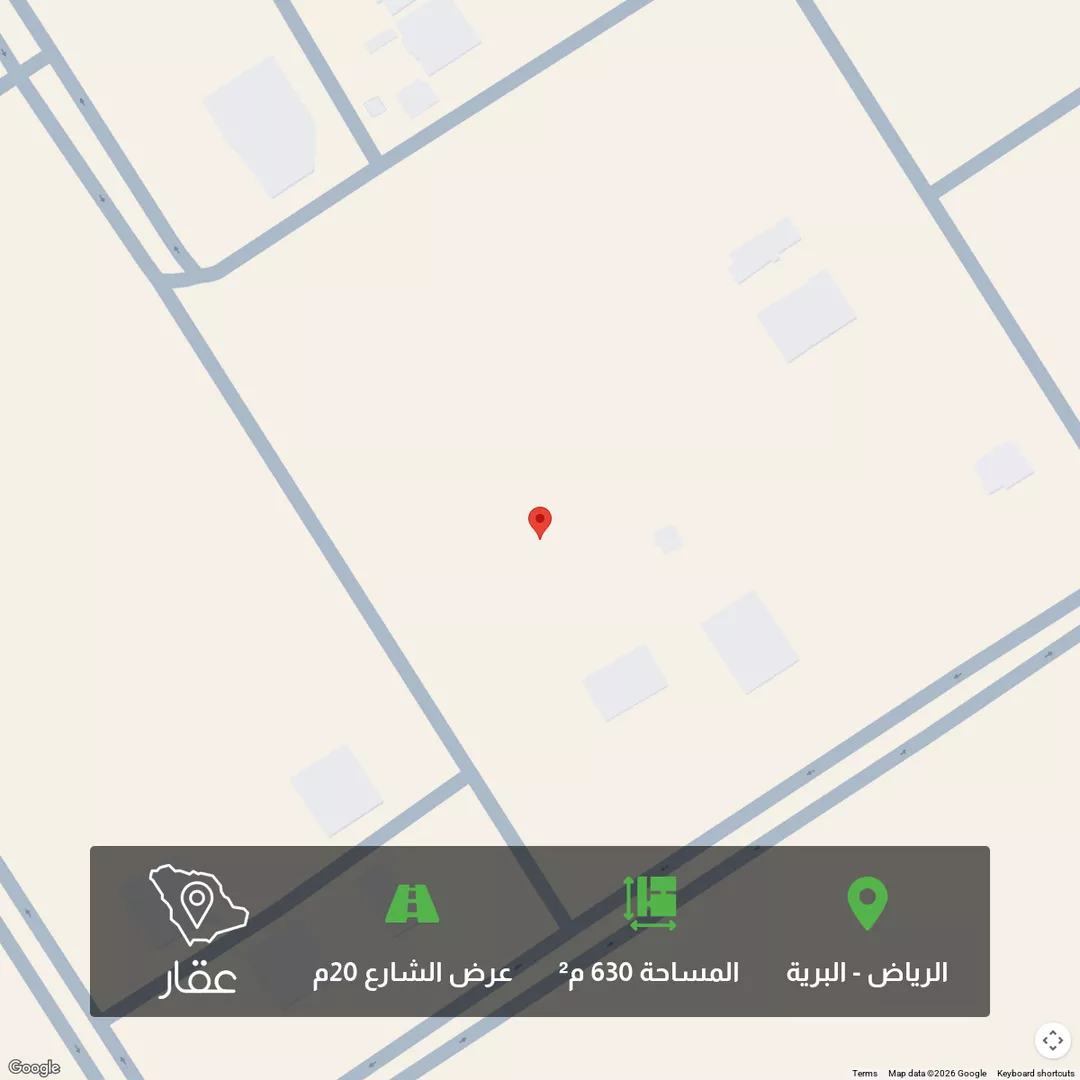 أرض للبيع في حي البرية, مدينة الرياض, منطقة الرياض 1 صورة
