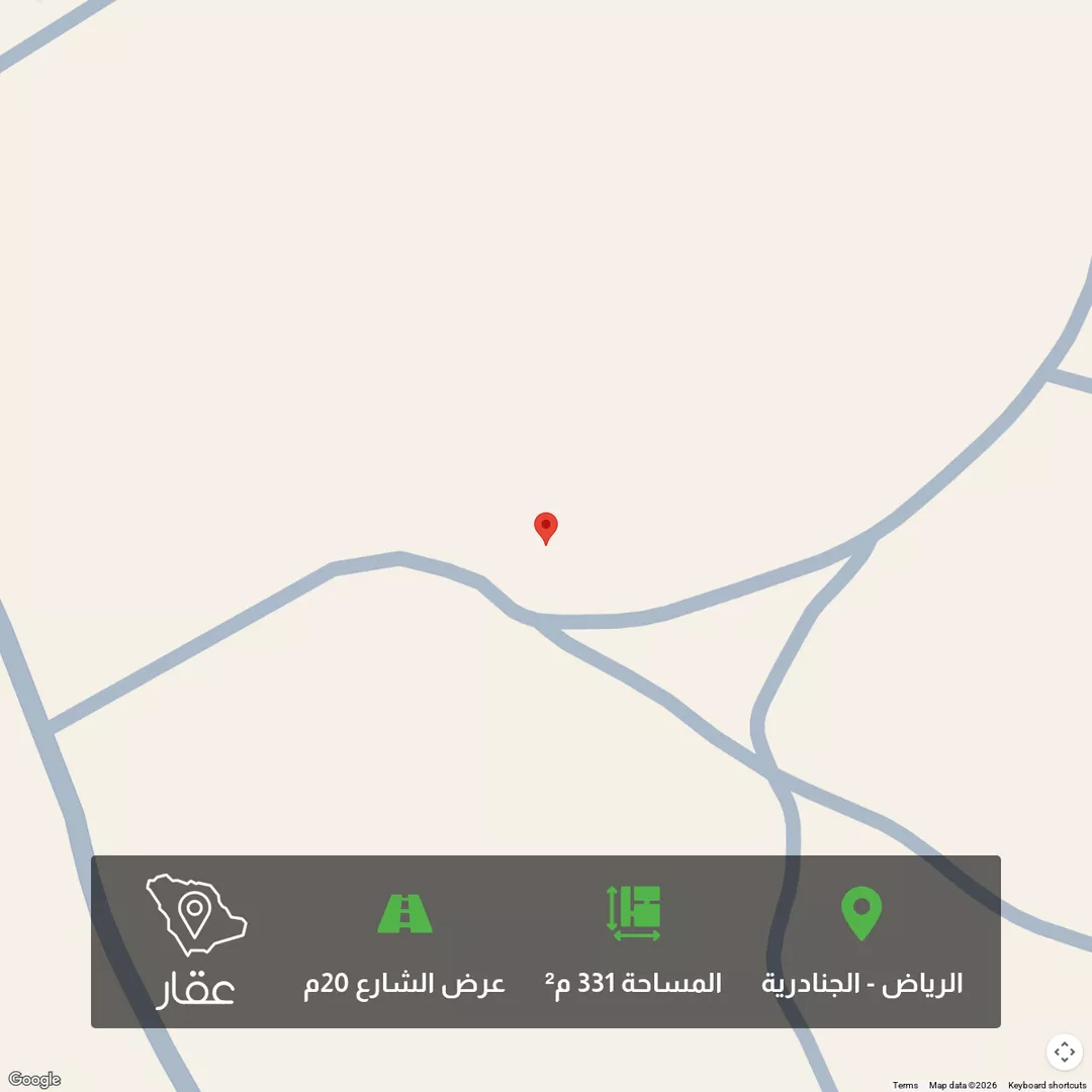 أرض للبيع في حي الجنادرية, مدينة الرياض, منطقة الرياض 1 صورة