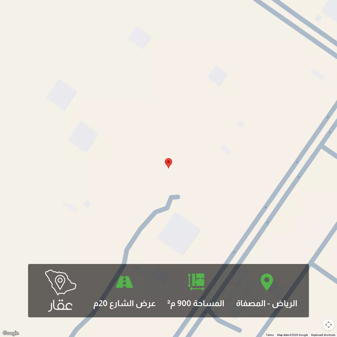 أرض للبيع في حي المصفاة, مدينة الرياض, منطقة الرياض 1 صورة