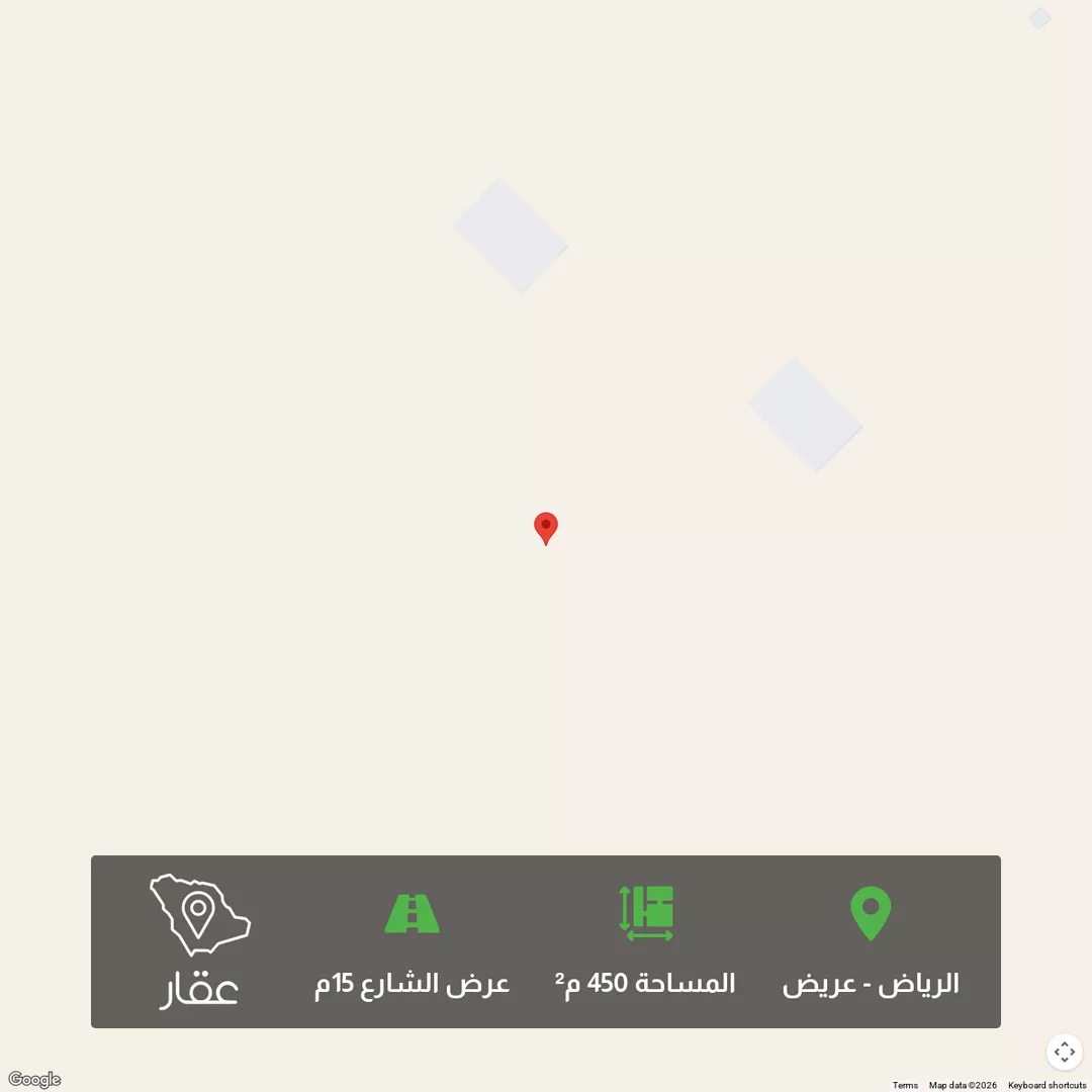 أرض للبيع في شارع عريض, حي عريض, مدينة الرياض, منطقة الرياض 1 صورة