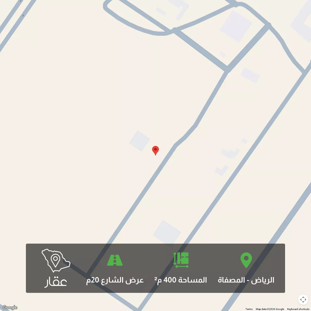 أرض للبيع في حي المصفاة, مدينة الرياض, منطقة الرياض 1 صورة