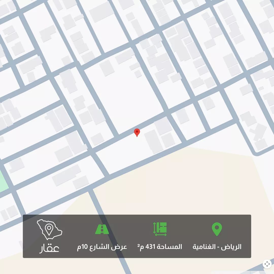 أرض للبيع في شارع البذل, حي الغنامية, مدينة الرياض, منطقة الرياض 1 صورة