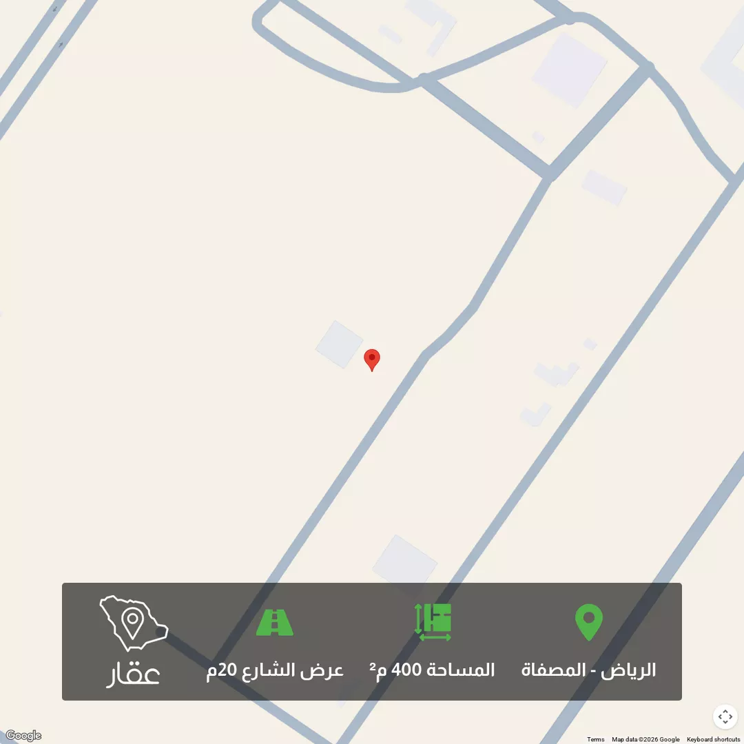 أرض للبيع في حي المصفاة, مدينة الرياض, منطقة الرياض 1 صورة
