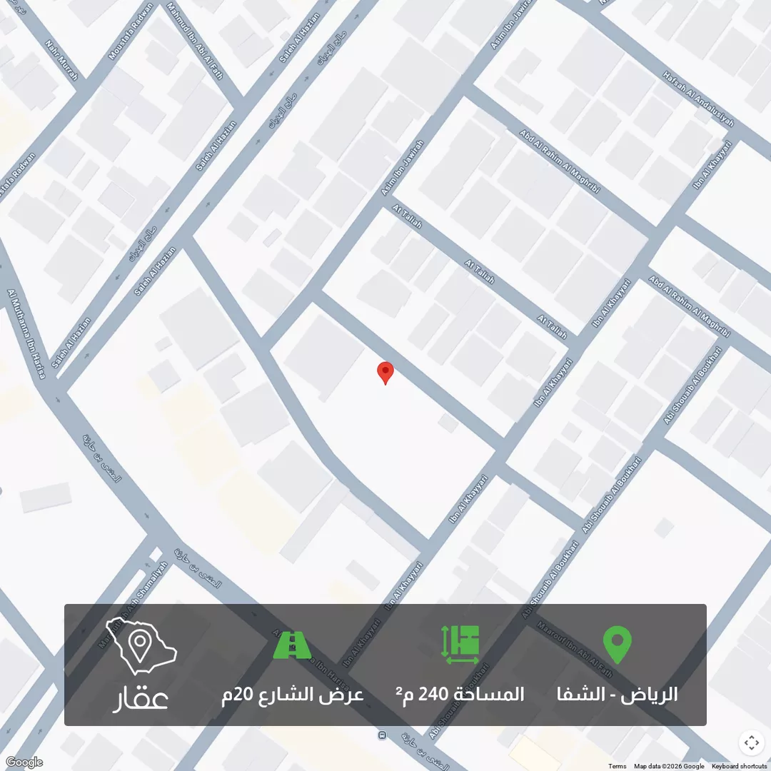 أرض للبيع في حي الشفاء, مدينة الرياض, منطقة الرياض 1 صورة