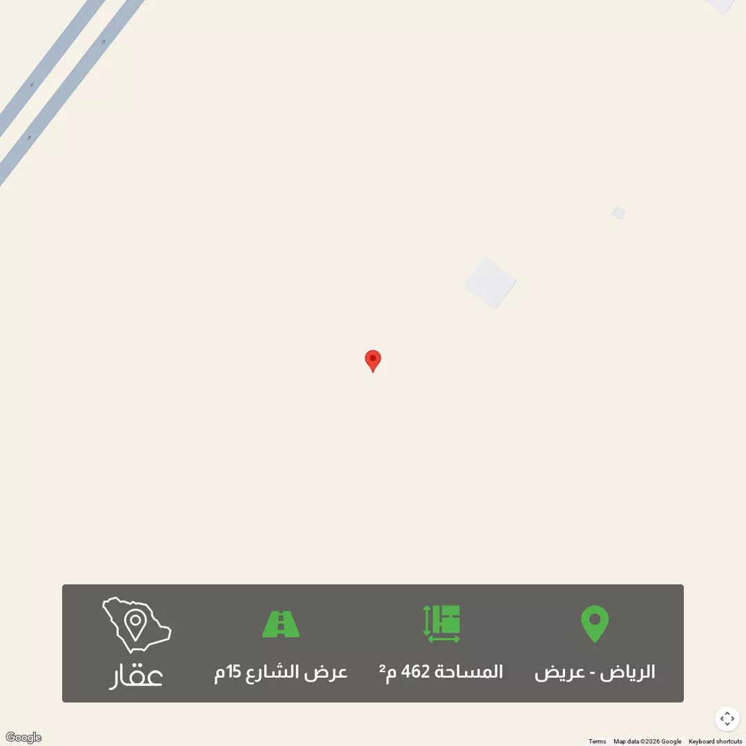 أرض للبيع في حي عريض, مدينة الرياض, منطقة الرياض 1 صورة