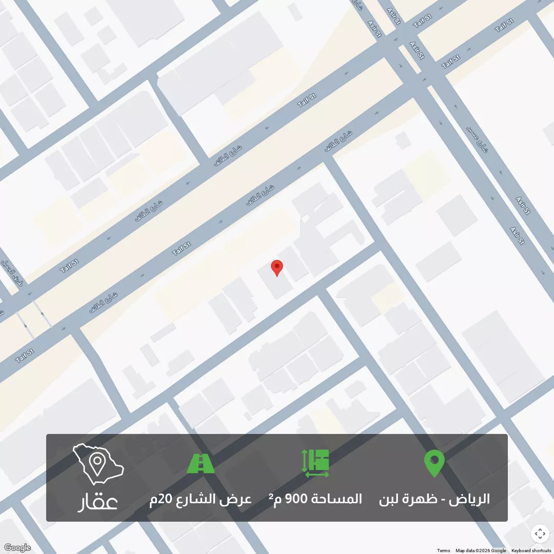 أرض للبيع في شارع رقم 174, حي ظهرة لبن, مدينة الرياض, منطقة الرياض 1 صورة