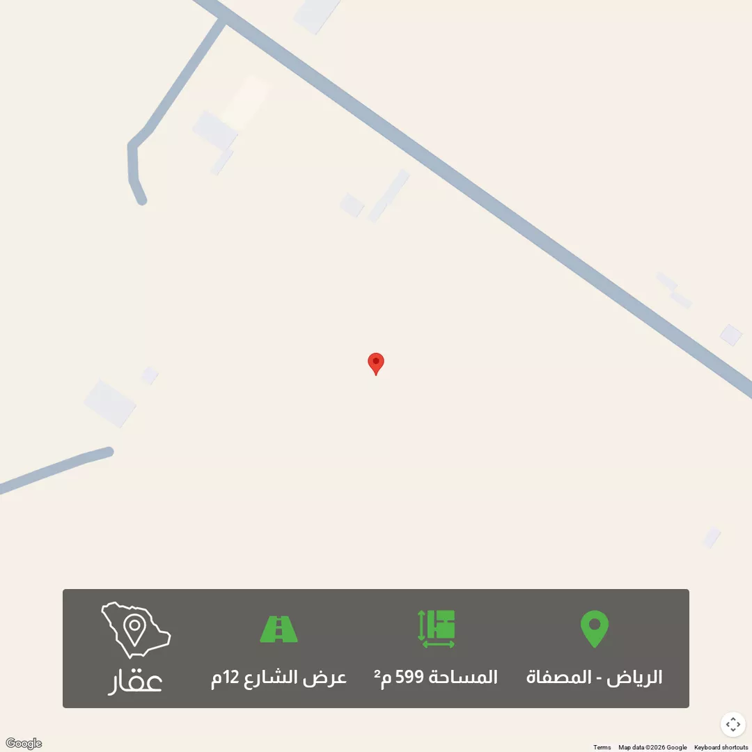 أرض للبيع في حي المصفاة, مدينة الرياض, منطقة الرياض 1 صورة