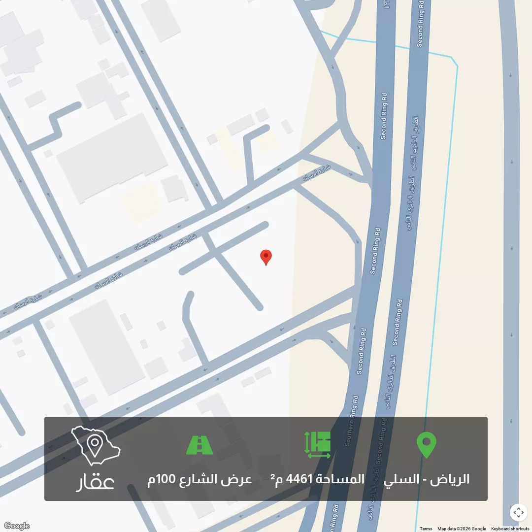 أرض للبيع في شارع الرسان, حي السلي, مدينة الرياض, منطقة الرياض 1 صورة