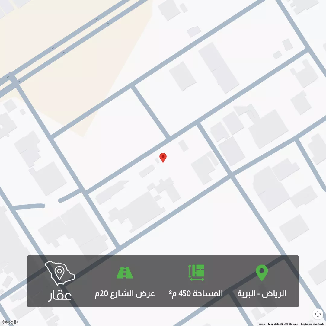 أرض للبيع في شارع الخطيب, حي البرية, مدينة الرياض, منطقة الرياض 1 صورة