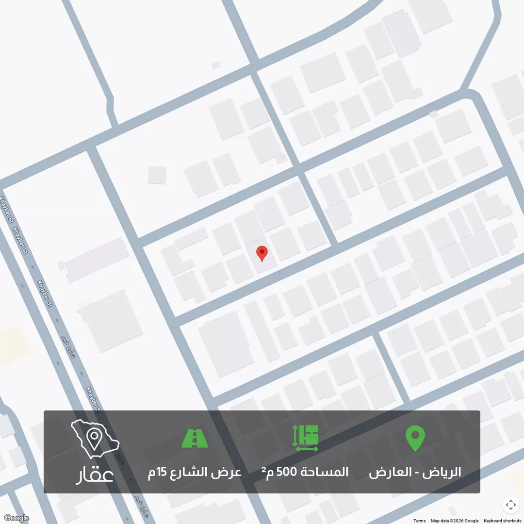 أرض للبيع في شارع الصواطي, حي العارض, مدينة الرياض, منطقة الرياض 1 صورة