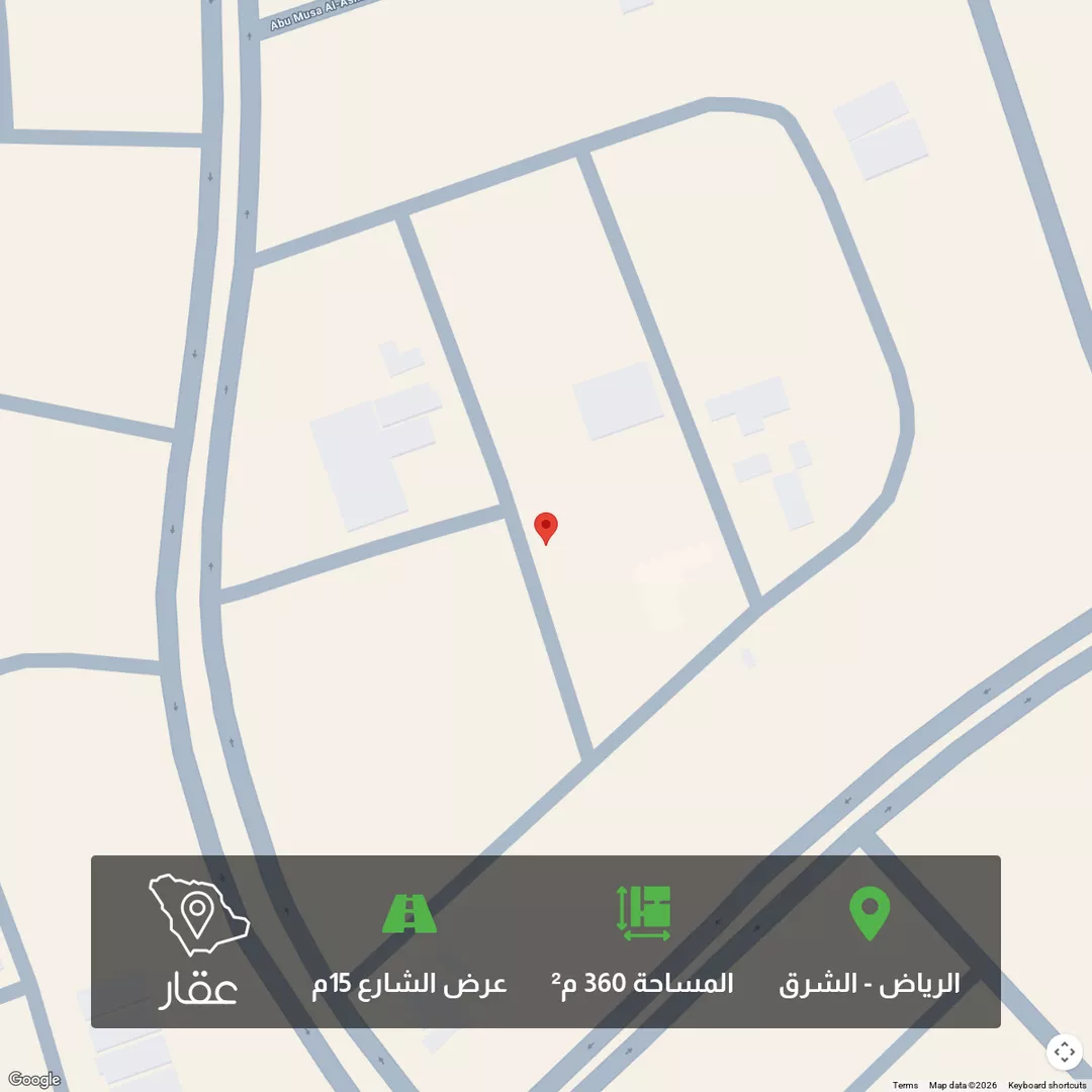 أرض للبيع في شارع أحمد بن ناصر الكناني, حي البيان, مدينة الرياض, منطقة الرياض 1 صورة