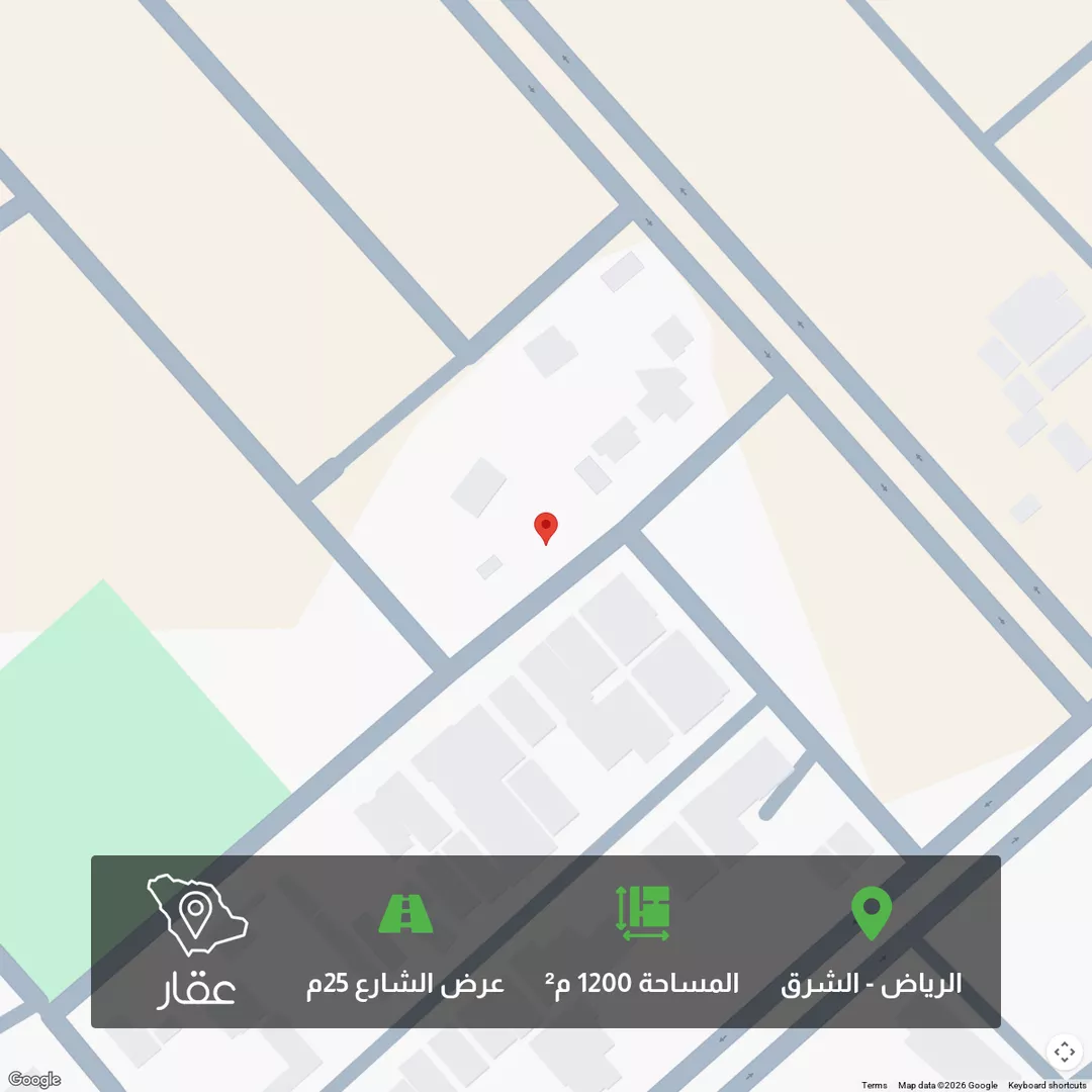 أرض للبيع في شارع أبي الحسن التونسي, حي البيان, مدينة الرياض, منطقة الرياض 1 صورة