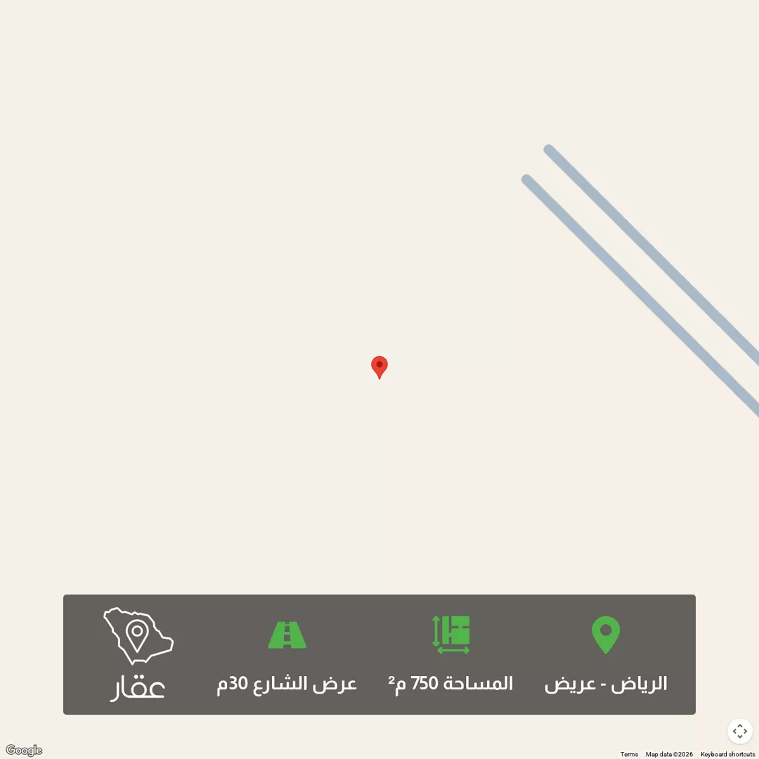 أرض للبيع في حي عريض, مدينة الرياض, منطقة الرياض 1 صورة