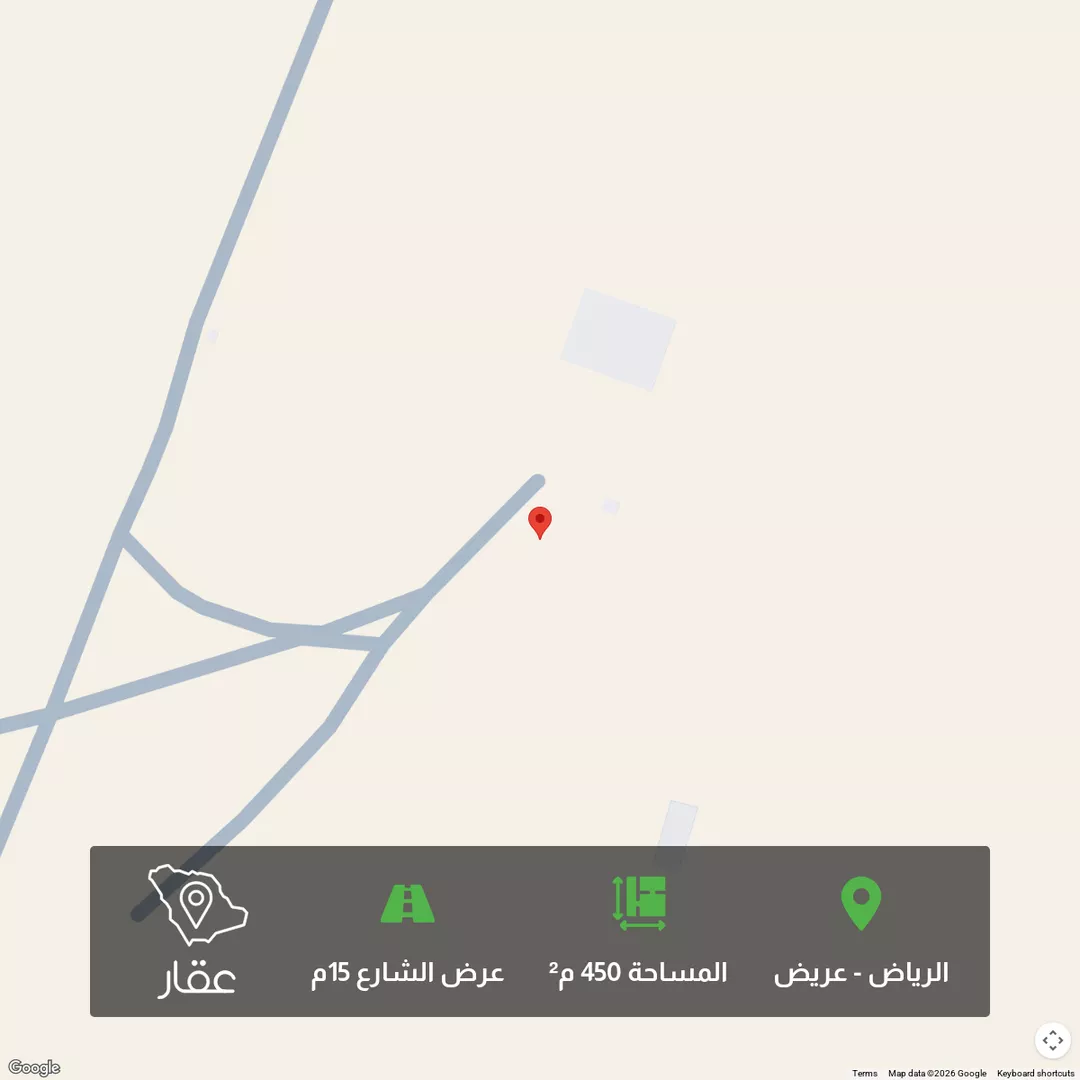 أرض للبيع في حي عريض, مدينة الرياض, منطقة الرياض 1 صورة