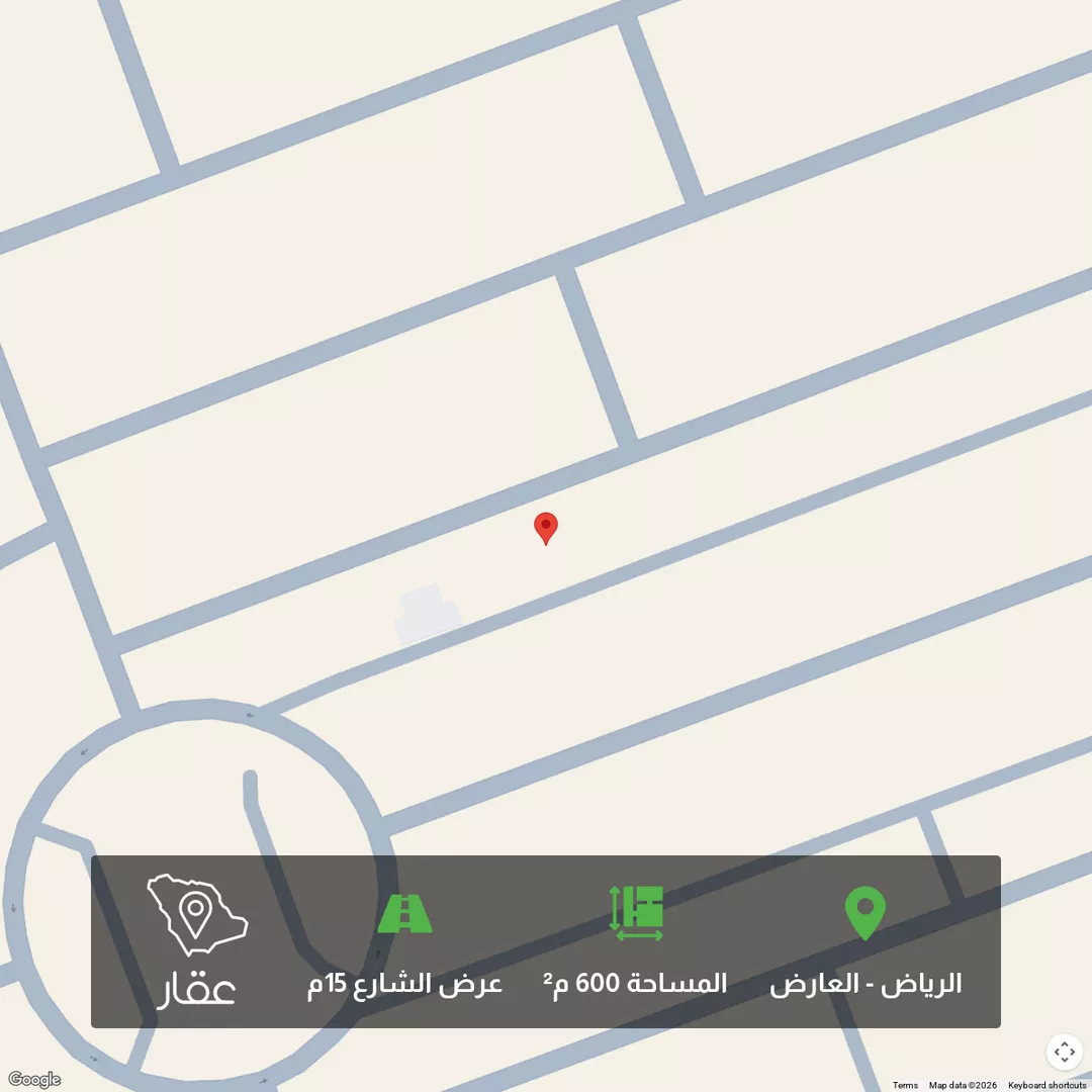 أرض للبيع في حي العارض, مدينة الرياض, منطقة الرياض 1 صورة