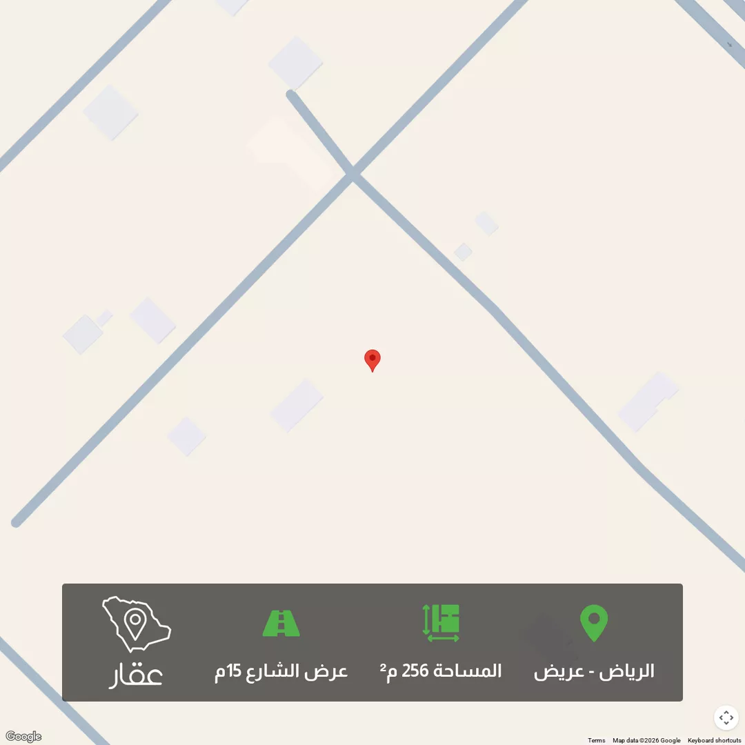 أرض للبيع في حي عريض, مدينة الرياض, منطقة الرياض 1 صورة