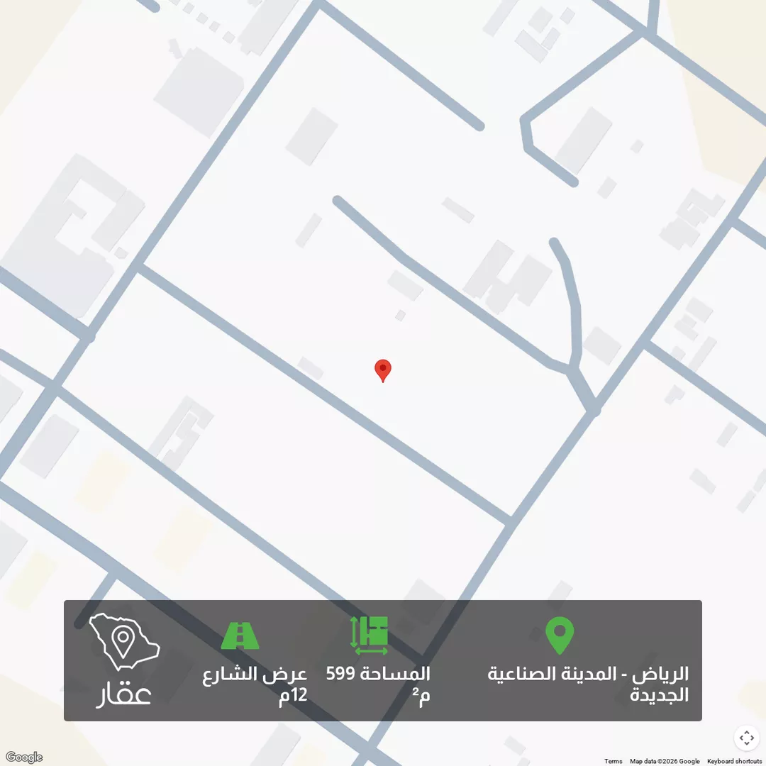 أرض للبيع في شارع محمد الموصلي, حي المصفاة, مدينة الرياض, منطقة الرياض 1 صورة