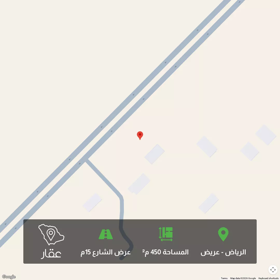 أرض للبيع في حي عريض, مدينة الرياض, منطقة الرياض 1 صورة