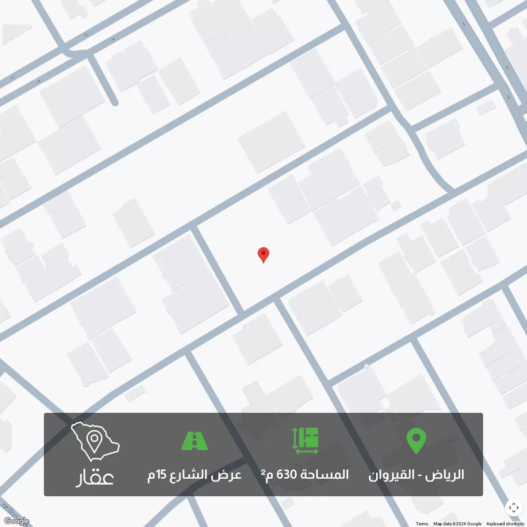 أرض للبيع في شارع عقرباء 83, حي عقرباء, مدينة امارة منطقة الرياض - الجبيله, منطقة الرياض 1 صورة