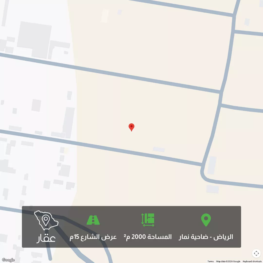 أرض للبيع في شارع ابو ايوب الازدي, مدينة قريه ديراب, منطقة الرياض 1 صورة