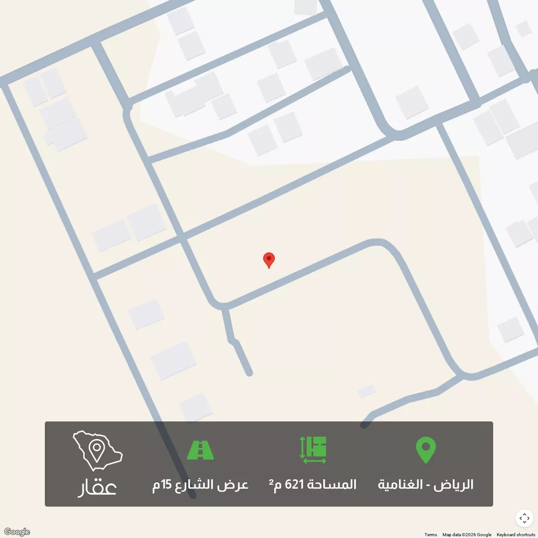 أرض للبيع في شارع مازونة, حي الغنامية, مدينة الرياض, منطقة الرياض 1 صورة