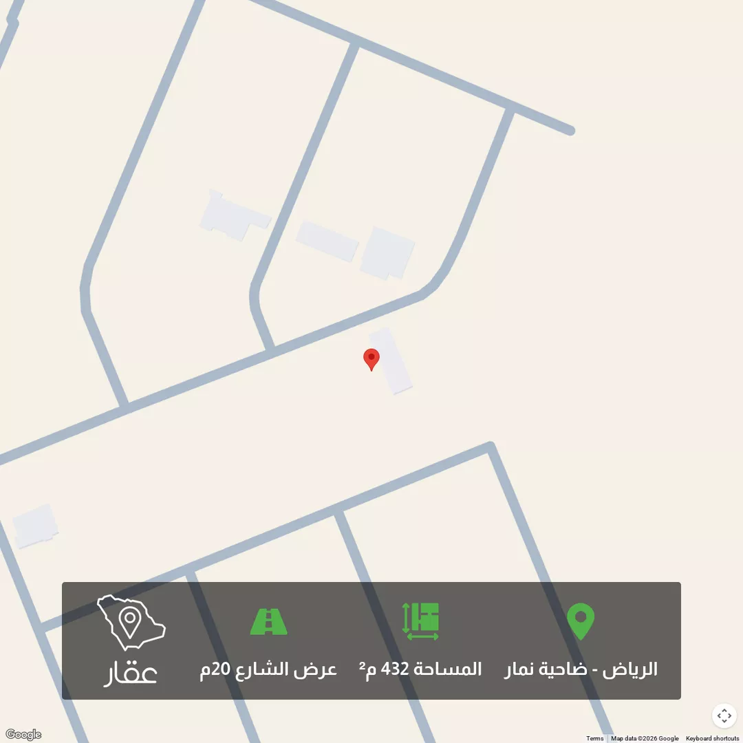 أرض للبيع في حي ضاحية نمار, مدينة الرياض, منطقة الرياض 1 صورة