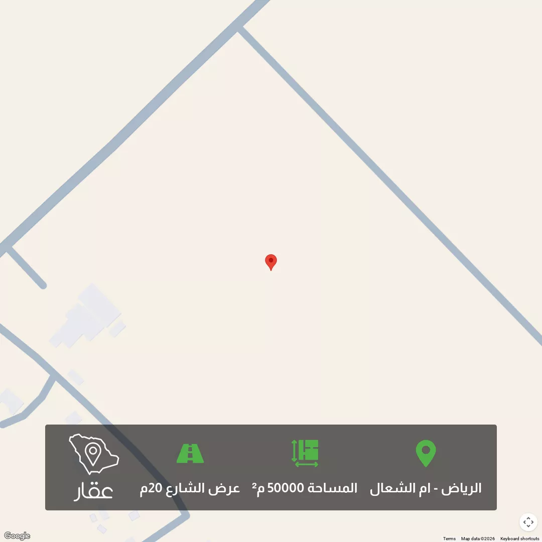 أرض للبيع في شارع الخرج القديم , حي منطقة مفتوحة تابعة لبلدية العزيزية, مدينة الرياض, منطقة الرياض 1 صورة