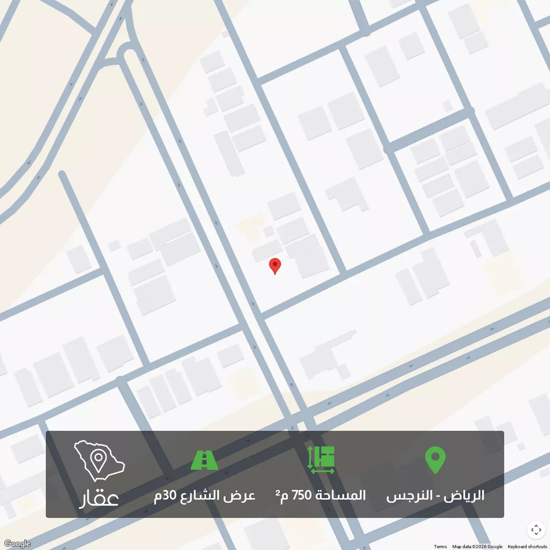 أرض للبيع في حي النرجس, مدينة الرياض, منطقة الرياض 1 صورة