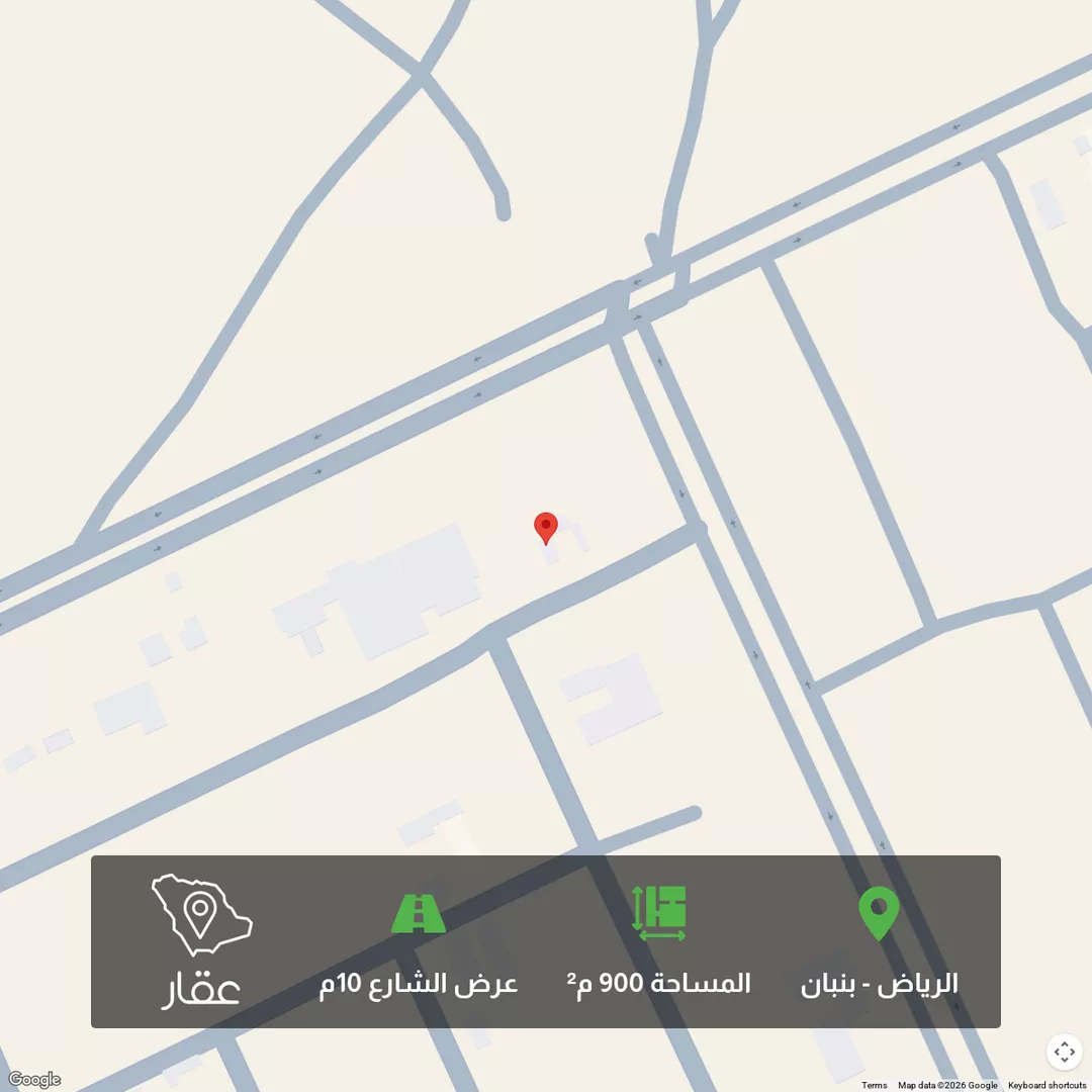 أرض للبيع في شارع الصمعورية, حي بنبان, مدينة الرياض, منطقة الرياض 1 صورة