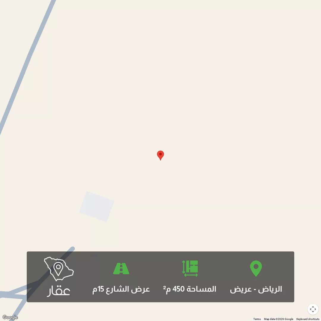 أرض للبيع في حي عريض, مدينة الرياض, منطقة الرياض 1 صورة