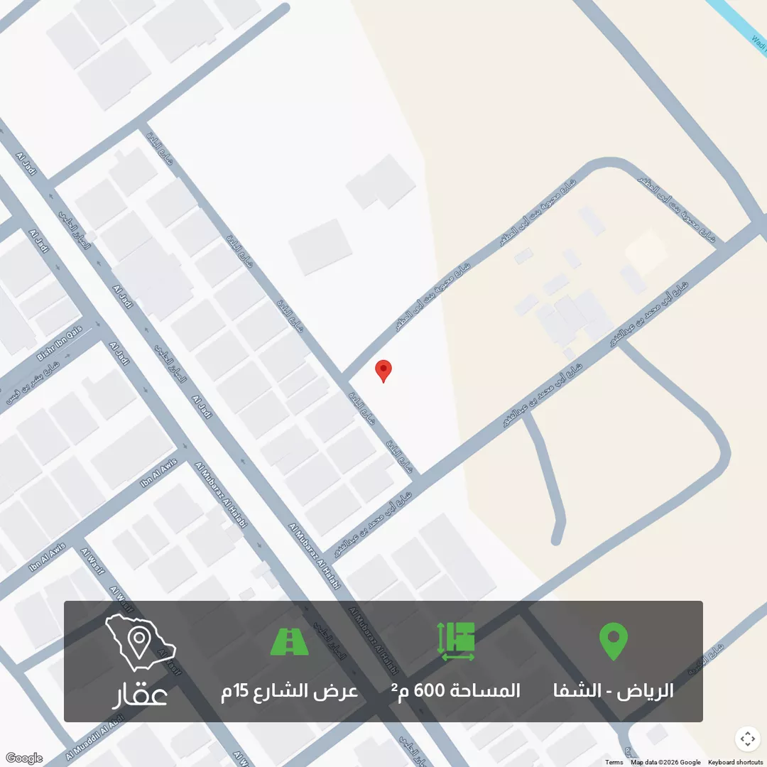 أرض للبيع في شارع البلدة, حي الشفاء, مدينة الرياض, منطقة الرياض 1 صورة