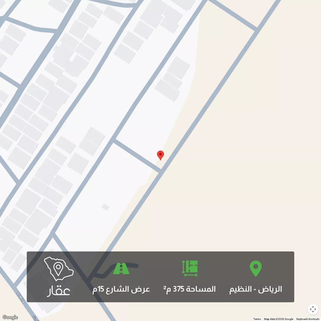 أرض للبيع في شارع 5478670, حي النظيم, مدينة الرياض, منطقة الرياض 1 صورة