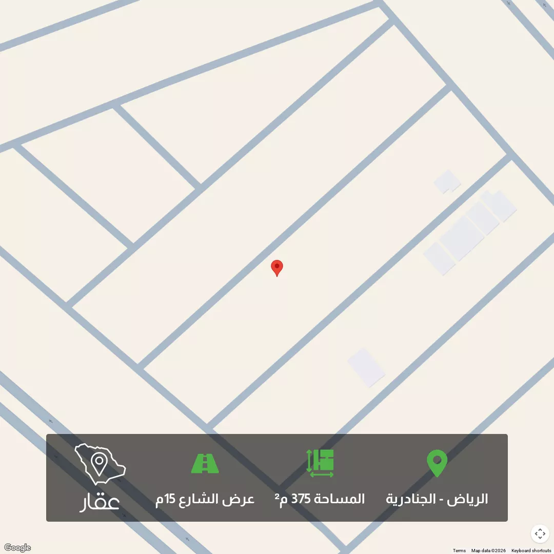 أرض للبيع في شارع 340, حي الجنادرية, مدينة الرياض, منطقة الرياض 1 صورة