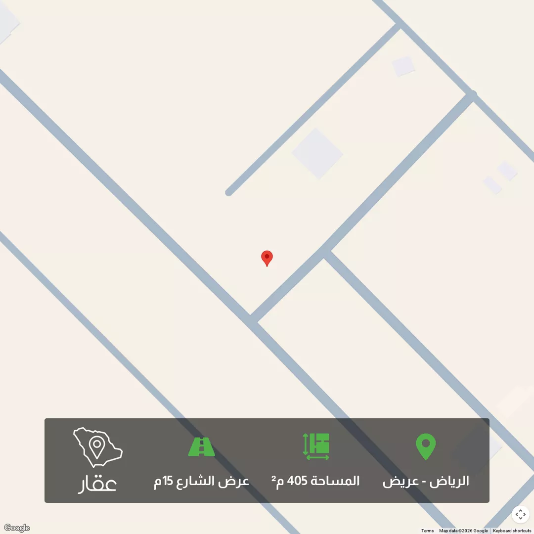 أرض للبيع في حي عريض, مدينة الرياض, منطقة الرياض 1 صورة