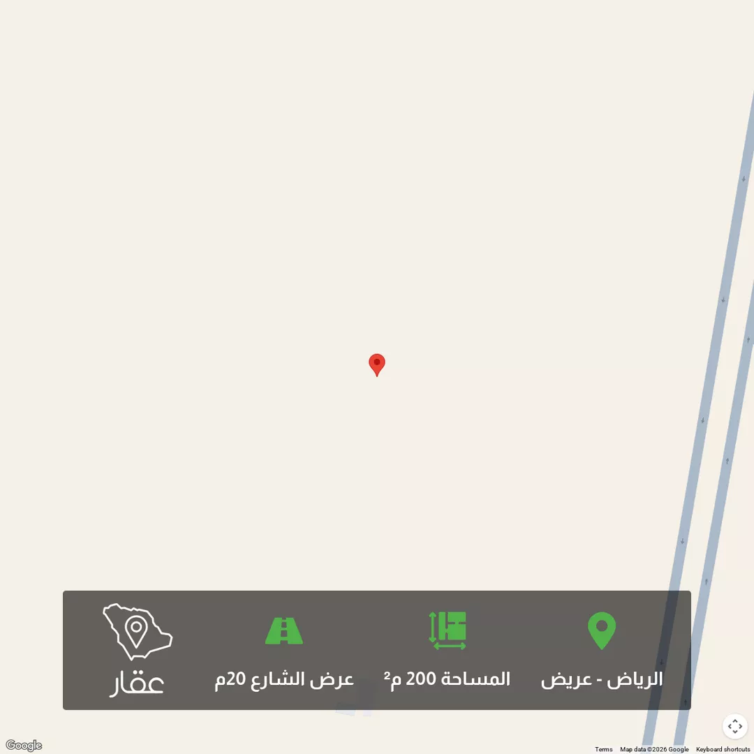 أرض للبيع في حي عريض, مدينة الرياض, منطقة الرياض 1 صورة