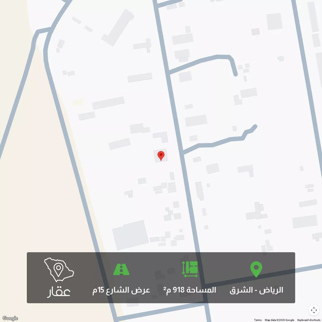 أرض للبيع في شارع قطب الدين النهروالي, حي الفرسان, مدينة الرياض, منطقة الرياض 1 صورة